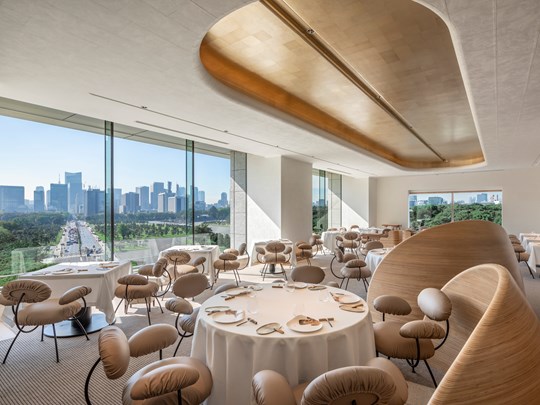 Cuisine française contemporaine au restaurant Esterre