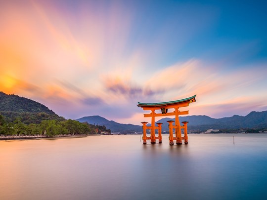 Miyajima, l’île verdoyante et son tori sur l’eau