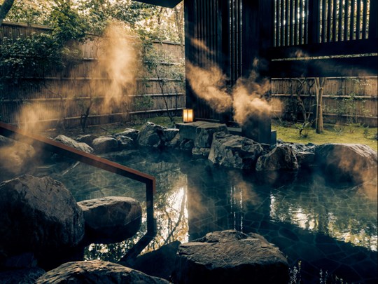 Onsen privatif pour se détendre à deux