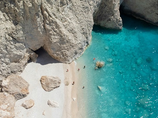 La plage emblématique de Zakynthos
