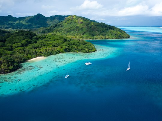 Raiatea vue du ciel
