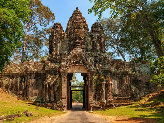 Admirer le temple d'Angkor Thom