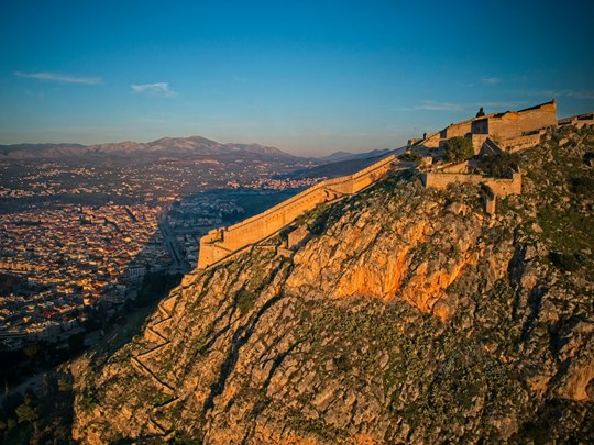 La forteresse de Palmide à Nauplie