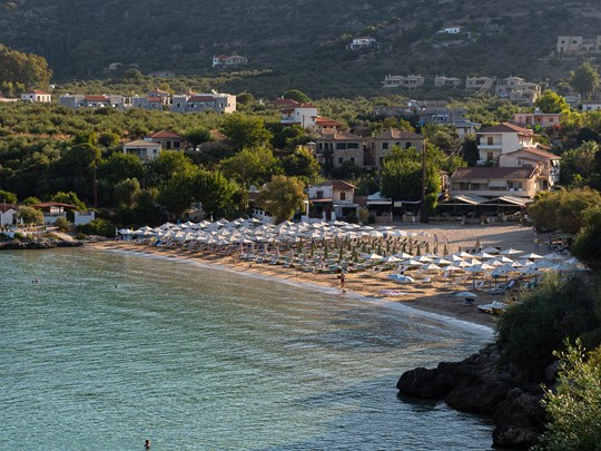 Kalogrias, parfaite pour la baignade