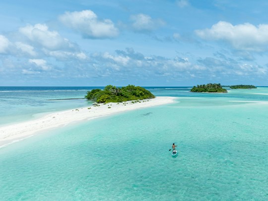 Faites du paddle sur les eaux calmes des lagons