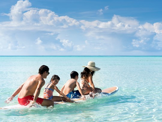 Vacances en famille aux Maldives