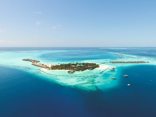 Vue aérienne du Constance Moofushi