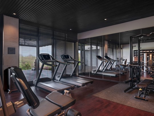 La salle de sport de l'hôtel