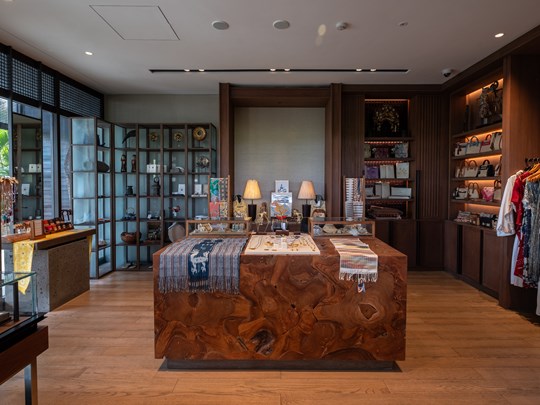 La boutique de l'hôtel