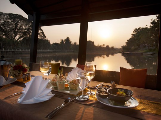 Somptueux dîner dans un cadre idyllique
