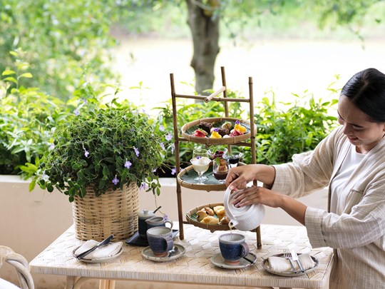 Dégustez une tasse de thé au Laan Cha Tea Terrace