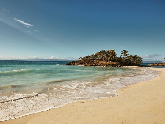 Une plage sauvage et préservée