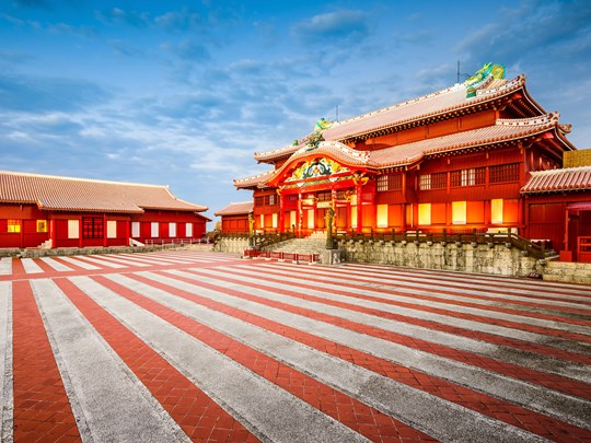 La beauté du château de Shuri