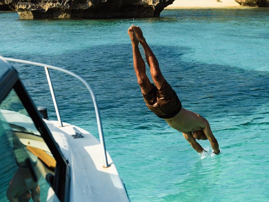 Profitez des eaux cristallines