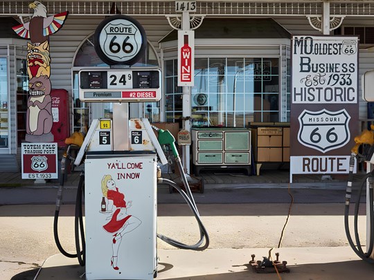 Les vieilles stations services de la Route 66