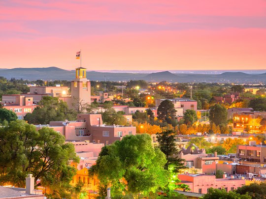 Le charme de la ville de Santa Fe