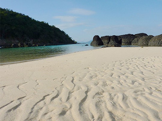 La plage où faire de jolies balades et profiter du soleil 