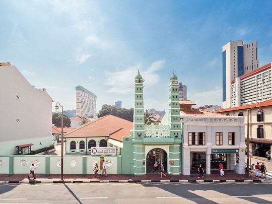 Rue typique de Singapour