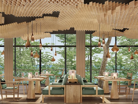 Le restaurant Tree du Six Senses Krabey Island 