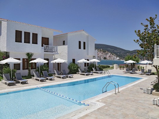 La piscine du Skopelos Village