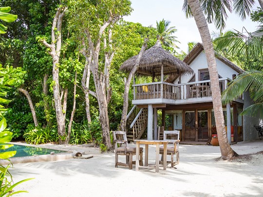 Crusoe Villa with Pool du Soneva Fushi aux Maldives