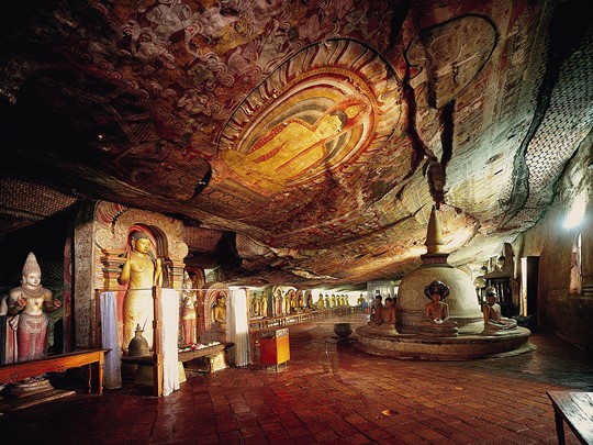 Découverte des grottes de Dambulla