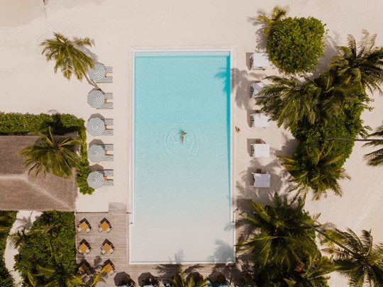 La superbe piscine