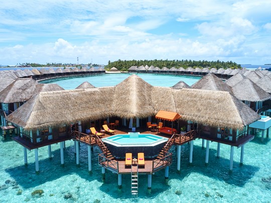 Des villas perchées sur l’eau