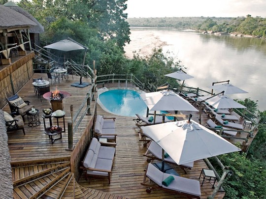 La piscine du Serena Mivumo River Lodge