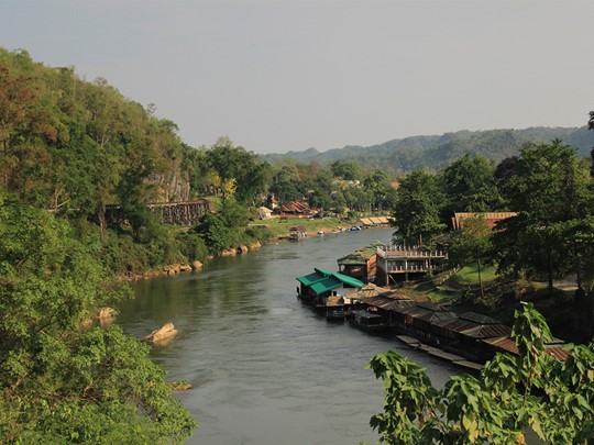 Rivière à Kanchanaburi 