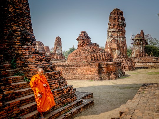 Ayutthaya, les temples et le vestige d'une culture