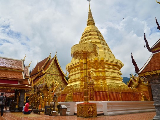 Visite du temple de Doi Suthep de Chiang Mai