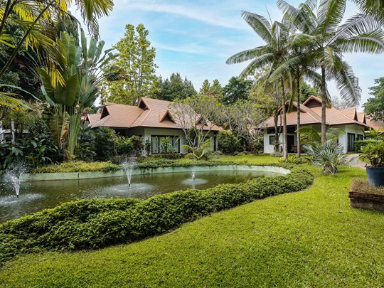 Des jardins luxuriants