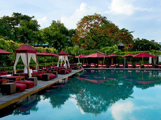 La piscine de l'hôtel Sukhothai Bangkok en Thailande