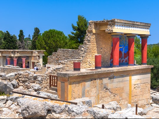 Knossos, entre mythes et vestiges royaux
