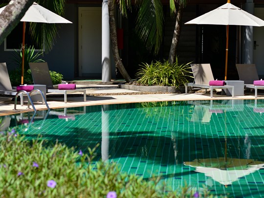 La troisième piscine, privée