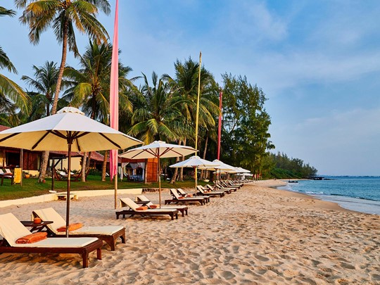 La jolie plage du Chen Sea Resort à Phu Quoc