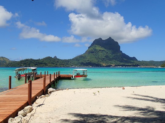 Découvrez les magnifiques paysages de Bora Bora