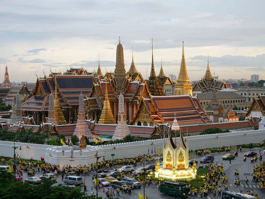 Visite du fameux Palais Royal de Bangkok