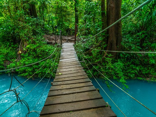 Rio Celeste, joyau bleu du Tenorio