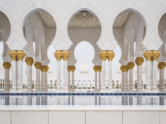 La mosquée Cheikh Zayed à Abu Dhabi