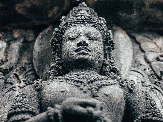 Les détails des temples de Prambanan