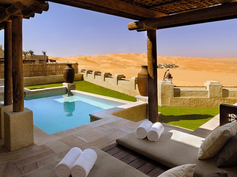 Les villas du Qasr Al Sarab Desert Resort by Anantara