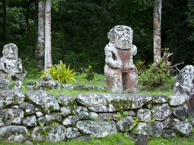 Le site archéologique du Mea'e Te Lipona 