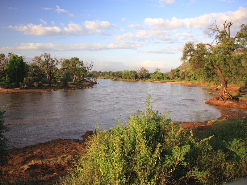 Des paysages sauvages autour de la rivière Ewaso Ng’iro