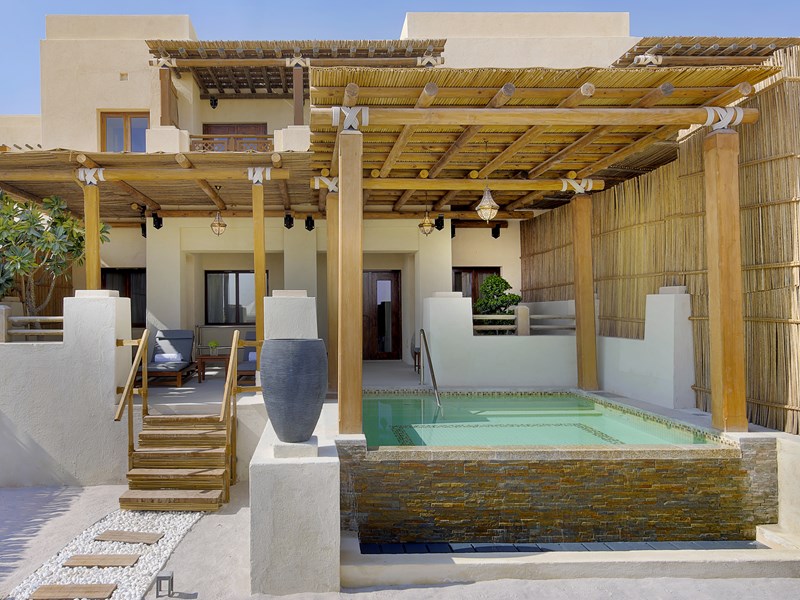 L'extérieur de la Suite de l'Al Wathba, a Luxury Collection Desert Resort & Spa