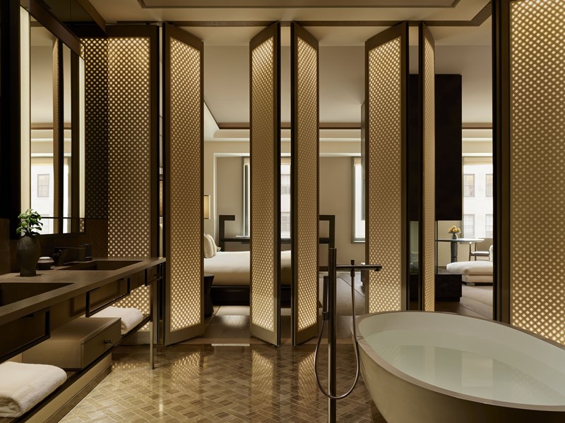 Des salles de bains spacieuxes et luxueuses