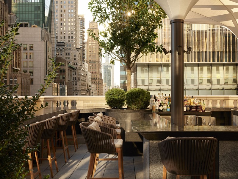 Le Garden Terrace, le sommet du raffinement