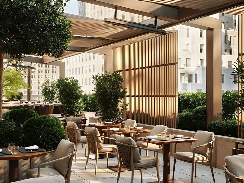 Le Garden Terrace, le sommet du raffinement