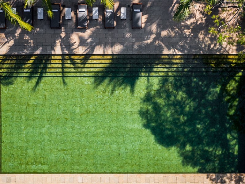 La piscine de 21 mètres